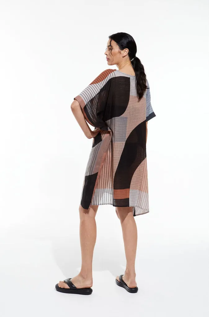 Mapoesie Elia Namibie Dress in Brown