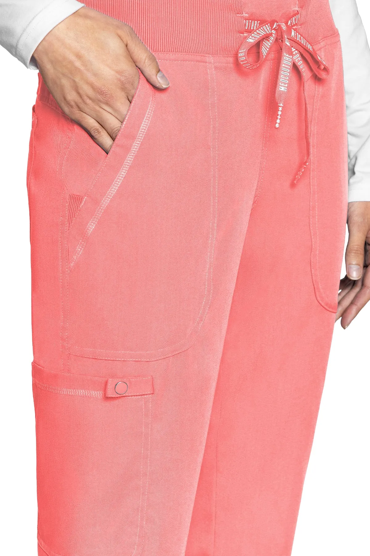 Med Couture(MC Touch) Jogger Yoga Scrubs Pants (Regular) XS-3XL / Coral