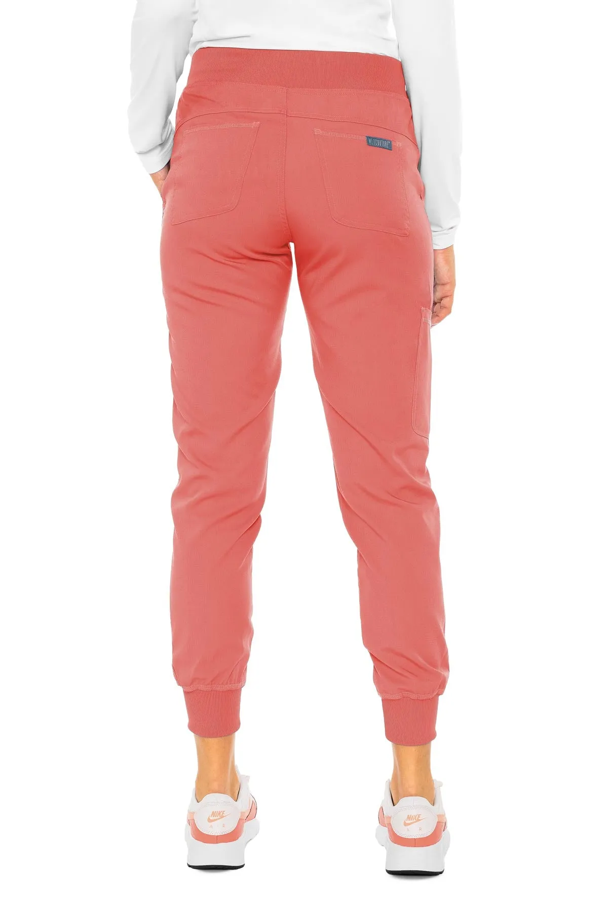 Med Couture(MC Touch) Jogger Yoga Scrubs Pants (Regular) XS-3XL / Coral
