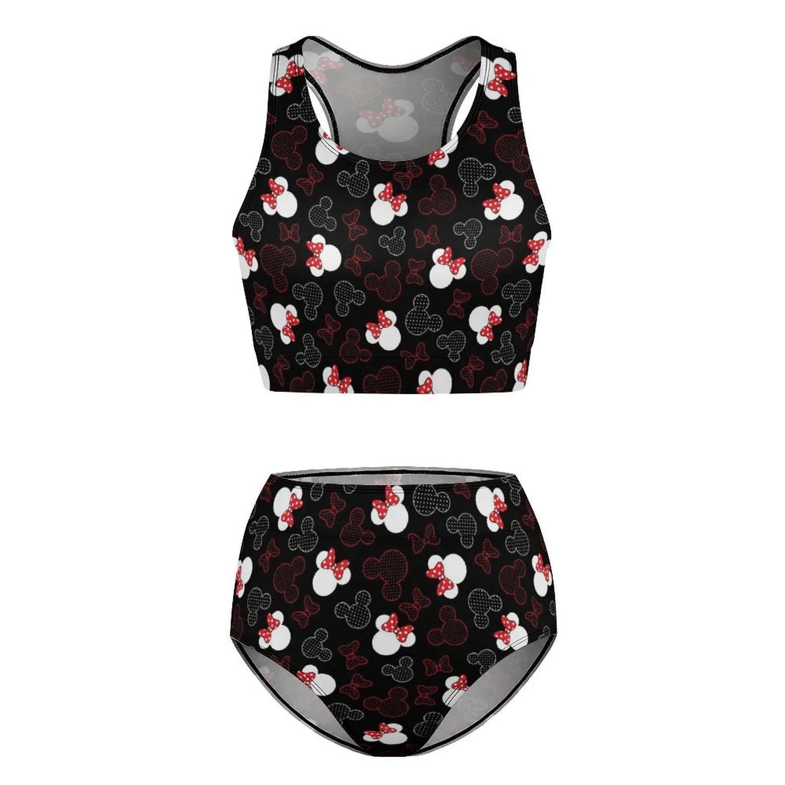 Mickey And Minnie Dots Women's Bikini Swimsuit