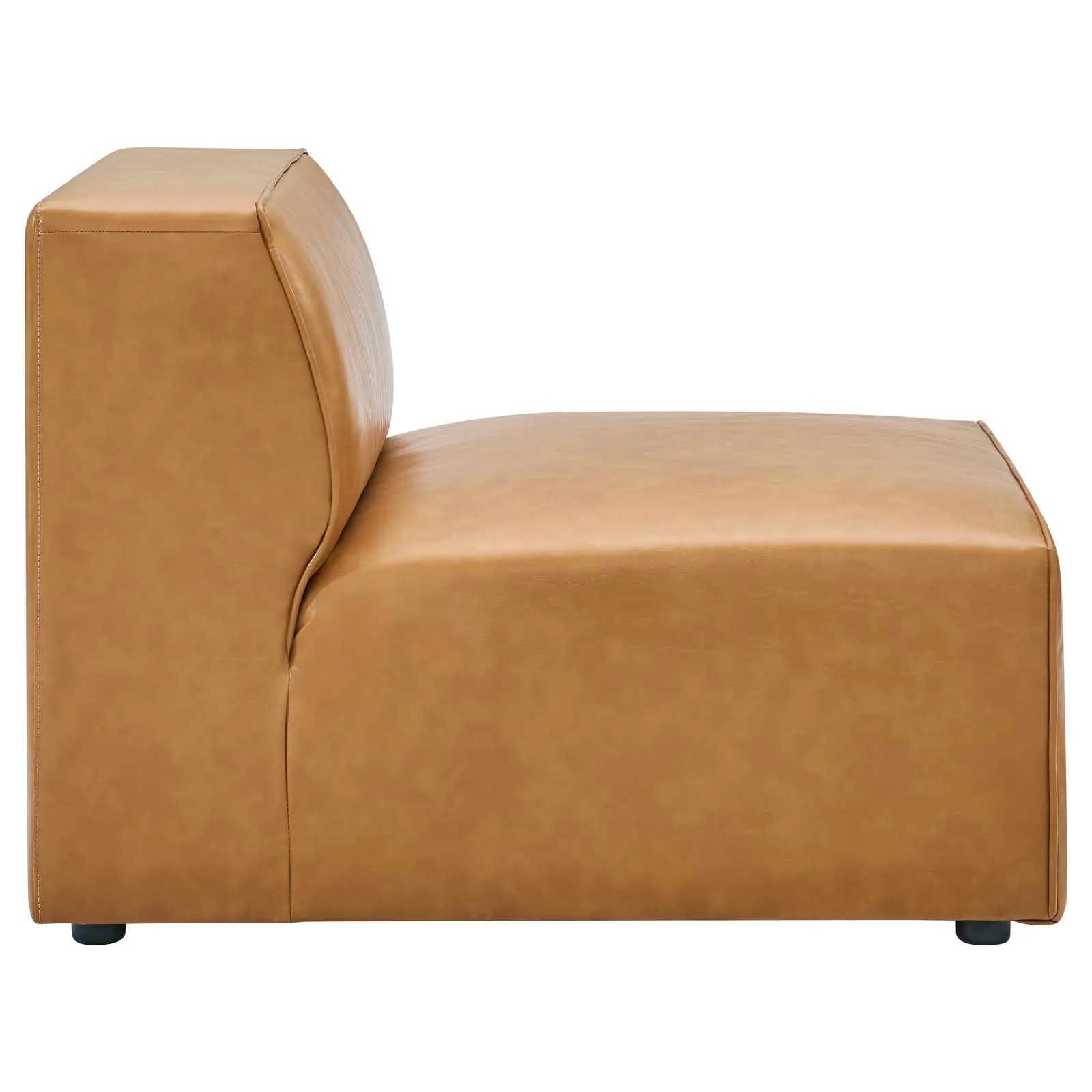 Mingle Vegan Leather 7-Piece Sectional Sofa Tan EEI-4797-TAN