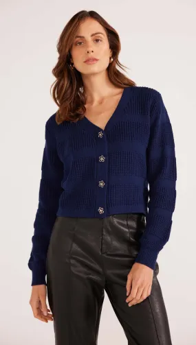 MKP Macy Stripe Knit Cardigan