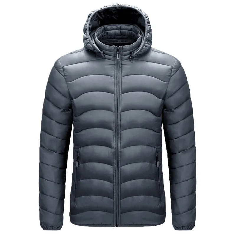 New Autumn And Winter Hooded Jacket Men