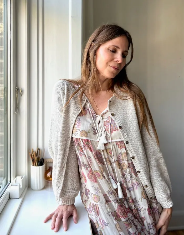 Nigrum cardigan by Refined Knitwear, knitting pattern
