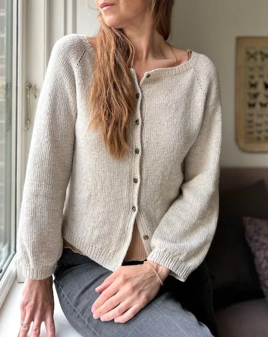 Nigrum cardigan by Refined Knitwear, knitting pattern