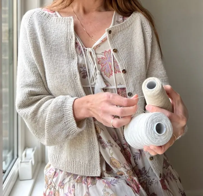 Nigrum cardigan by Refined Knitwear, knitting pattern