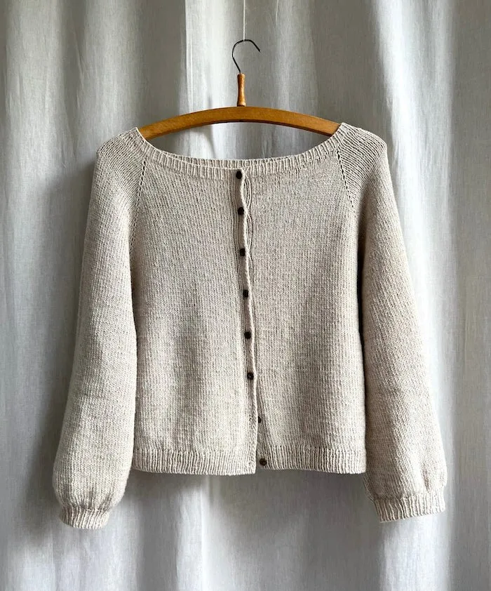 Nigrum cardigan by Refined Knitwear, knitting pattern