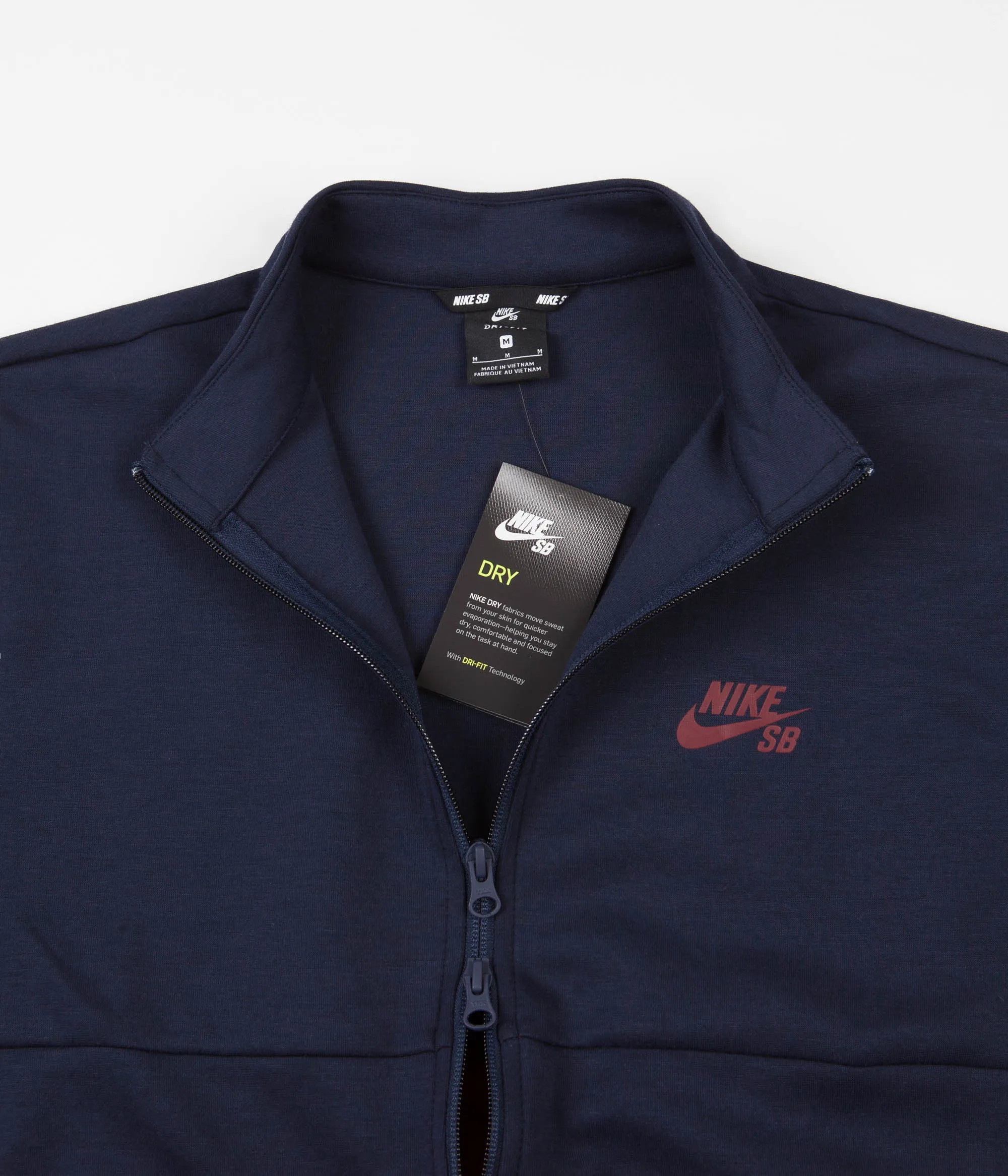 Nike SB Dri-FIT Track Jacket - Obsidian / Team Red / Obsidian / Team Red