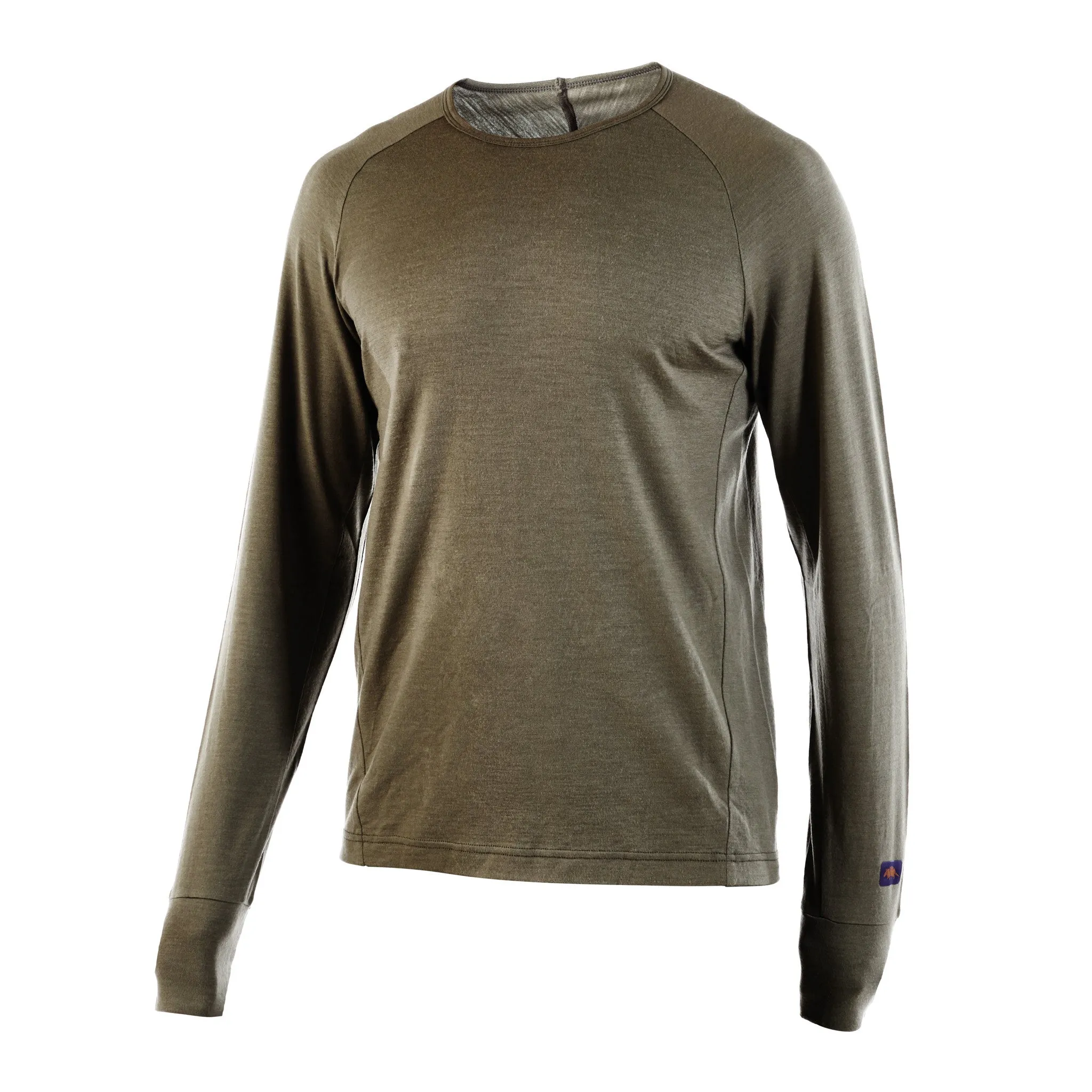 PANTHER - Mens Merino Wool Baselayer Long Sleeve Crew Neck
