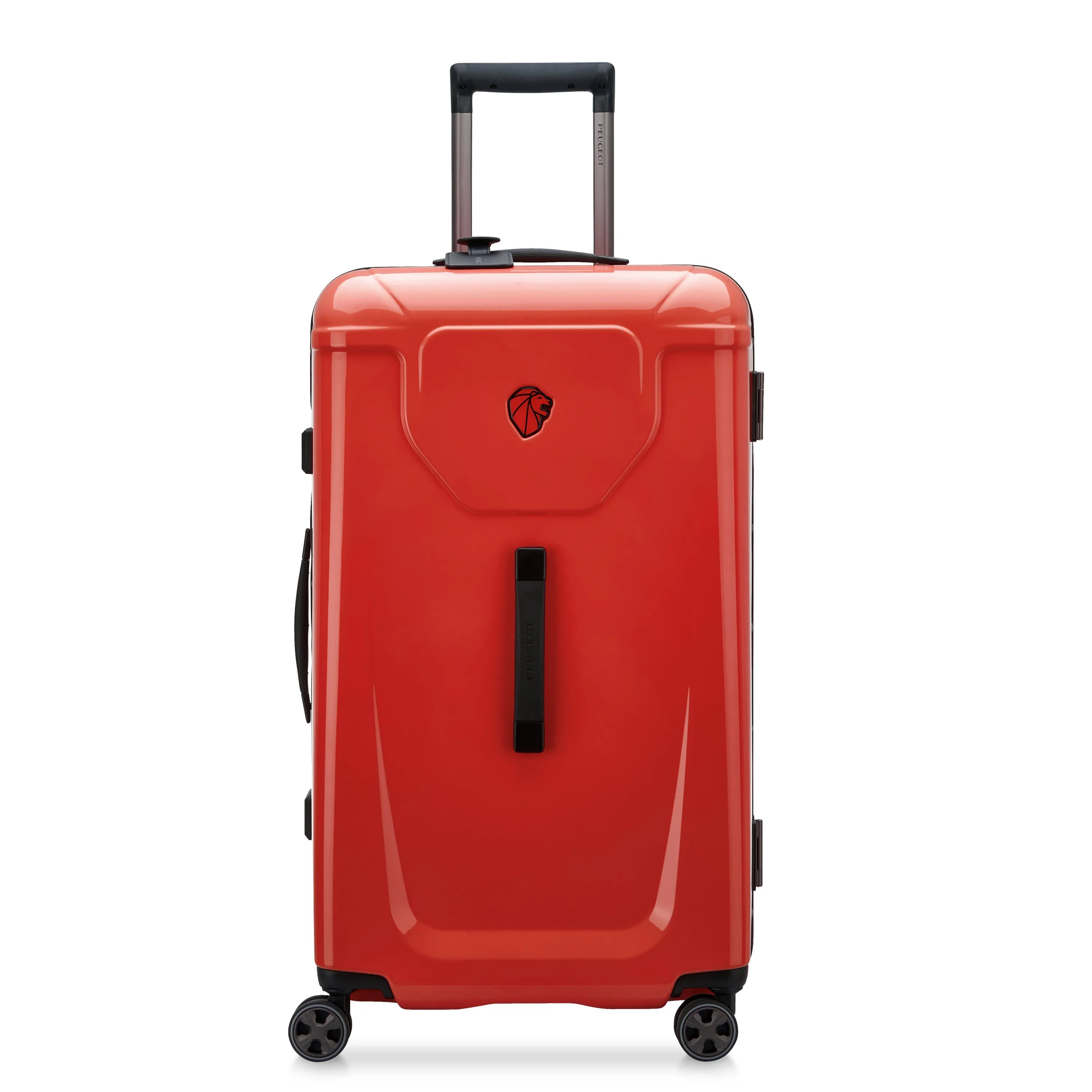 Peugeot Voyages Travel 73cm Hardcase 4 Double Wheel Check-in Luggage Trunk Trolley