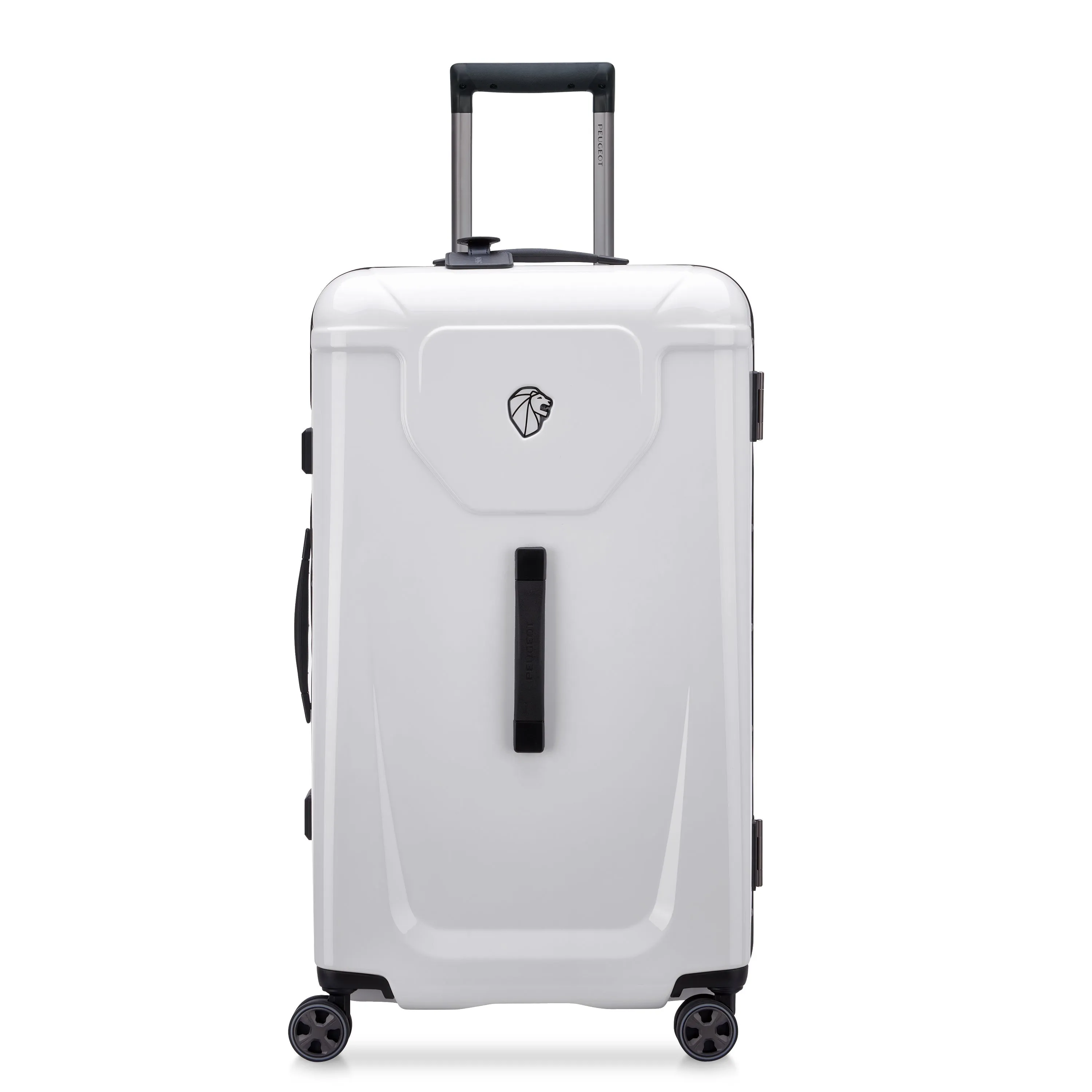 Peugeot Voyages Travel 73cm Hardcase 4 Double Wheel Check-in Luggage Trunk Trolley