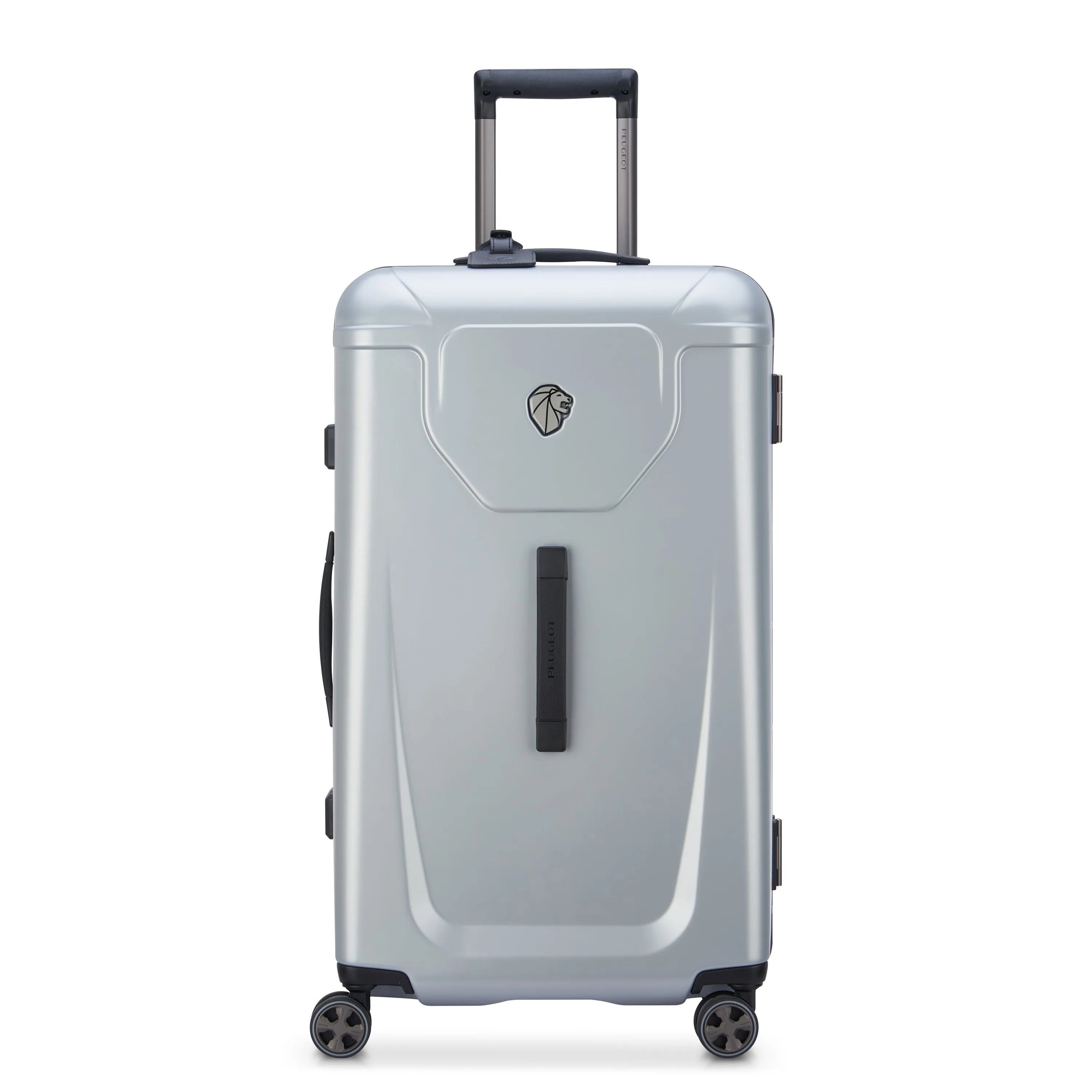 Peugeot Voyages Travel 73cm Hardcase 4 Double Wheel Check-in Luggage Trunk Trolley