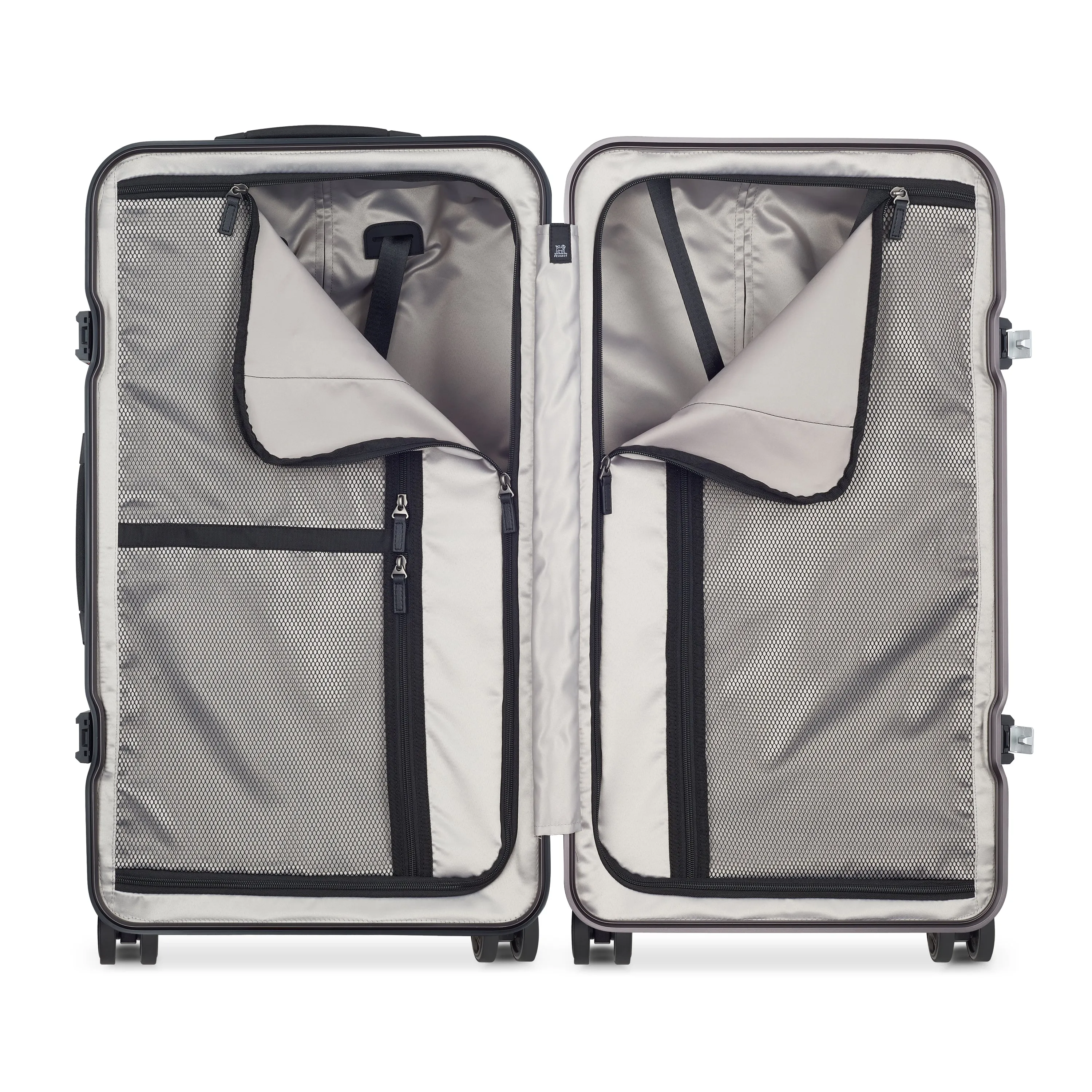 Peugeot Voyages Travel 73cm Hardcase 4 Double Wheel Check-in Luggage Trunk Trolley