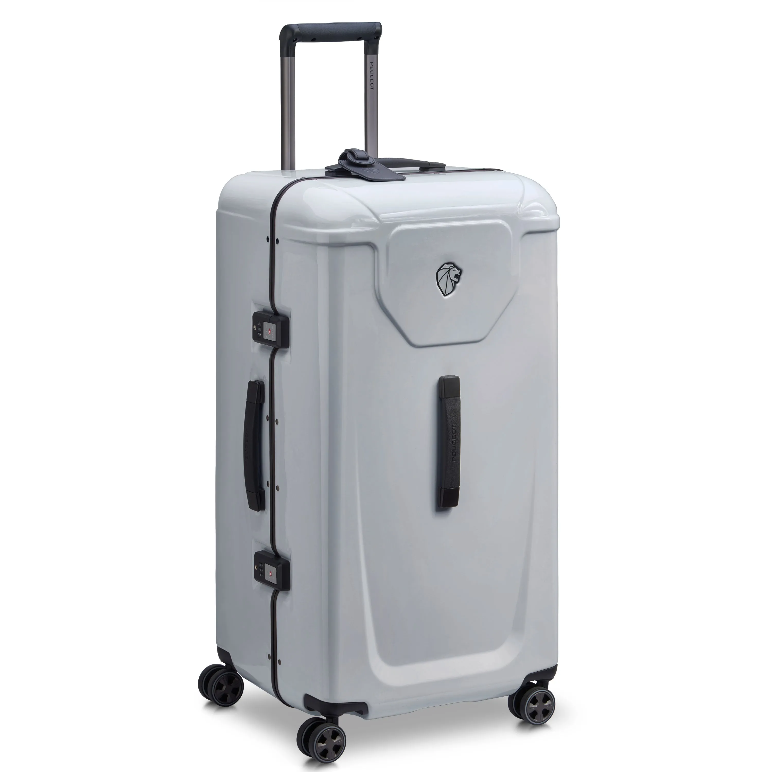 Peugeot Voyages Travel 80cm Hardcase 4 Double Wheel Check-in Luggage Trunk Trolley