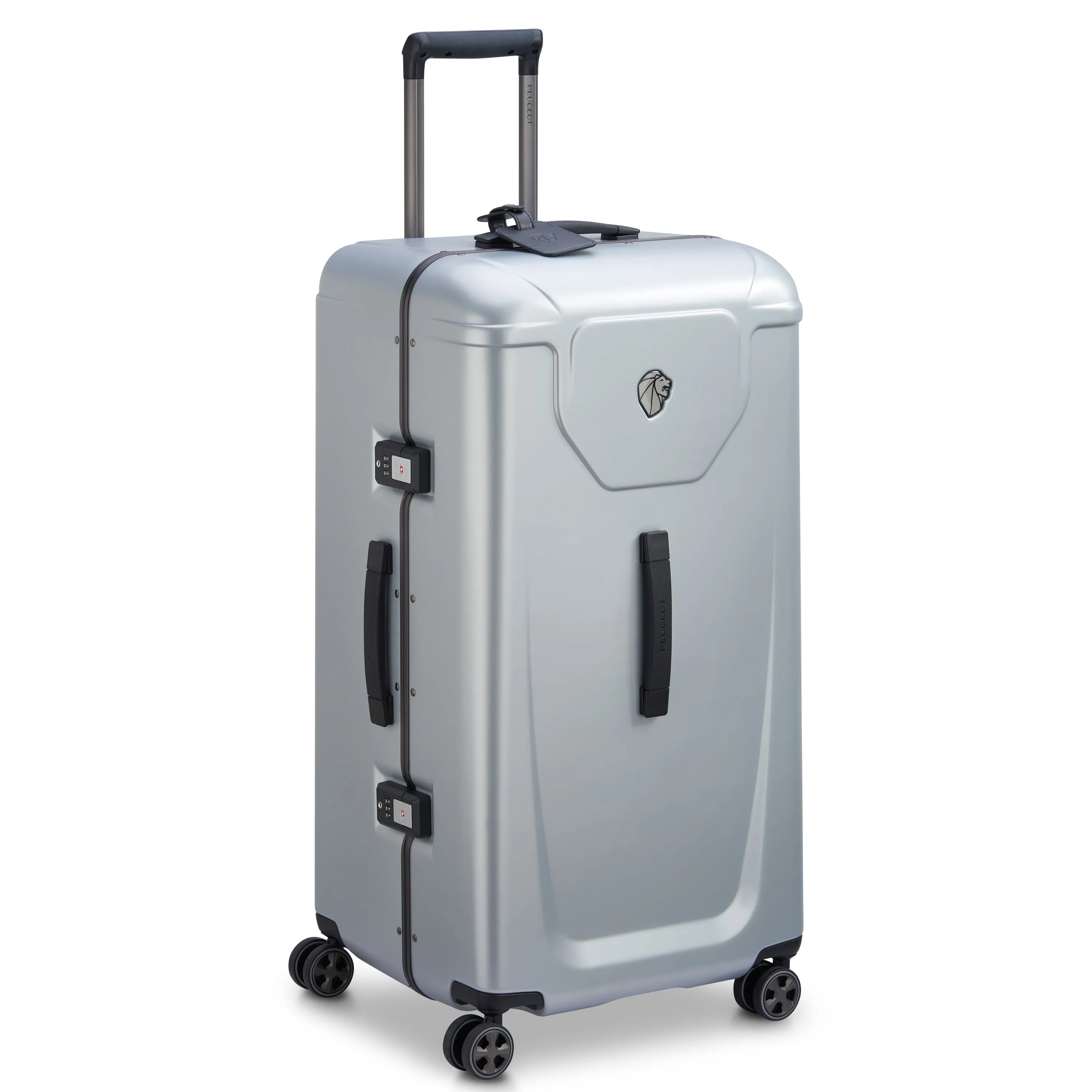 Peugeot Voyages Travel 80cm Hardcase 4 Double Wheel Check-in Luggage Trunk Trolley