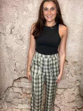 Plaid Cargo Pant
