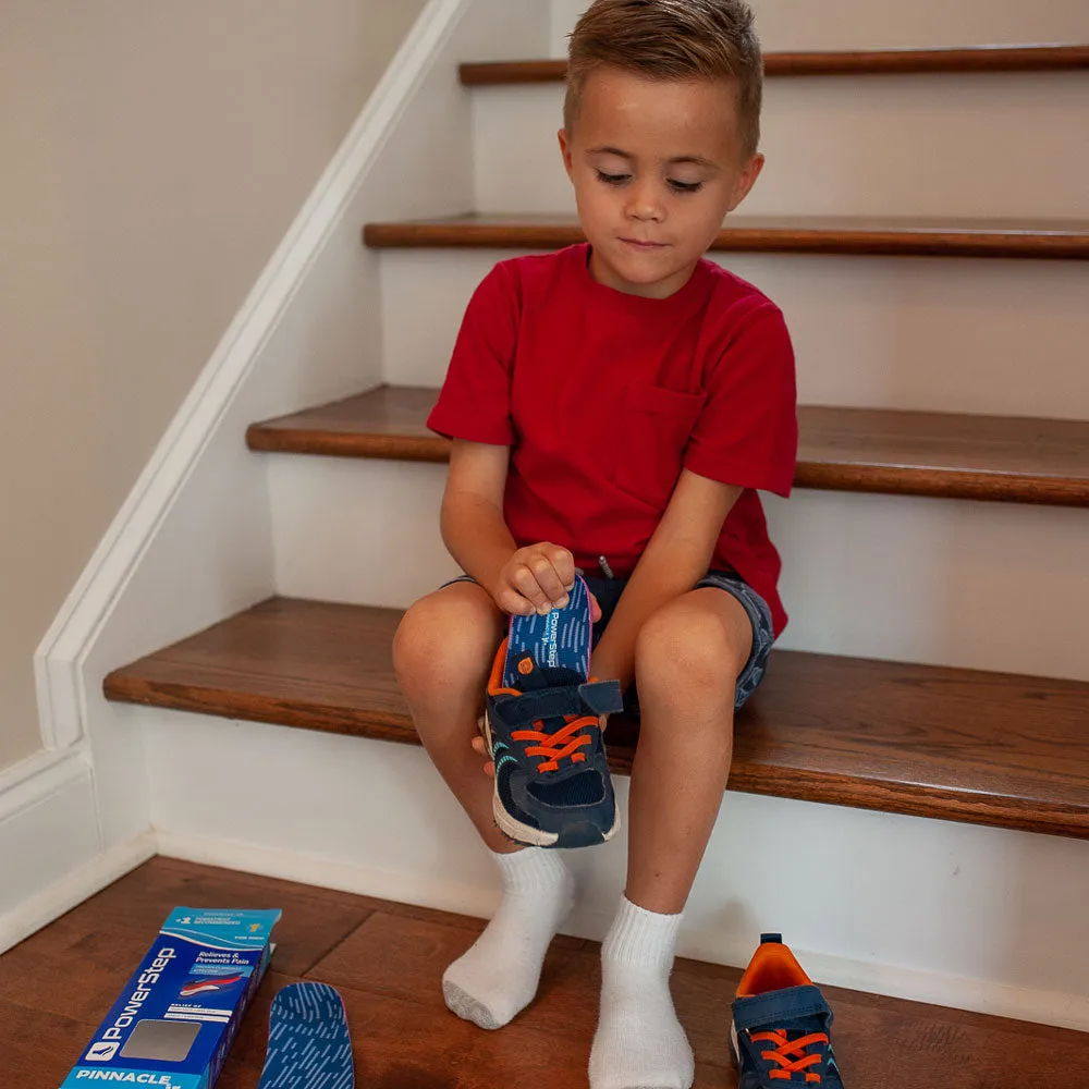 PowerStep Pinnacle Junior Insoles | Children's Pain Relief Shoe Insert