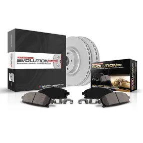 PowerStop Z17 Evolution Geomet Coated Rotor Brake Kit Cadillac CTS (2003-2007) Front or Rear