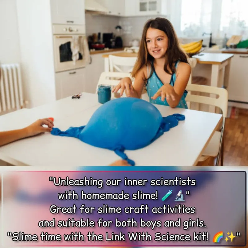 Premium DIY Slime Starter Making Kit (Blue)