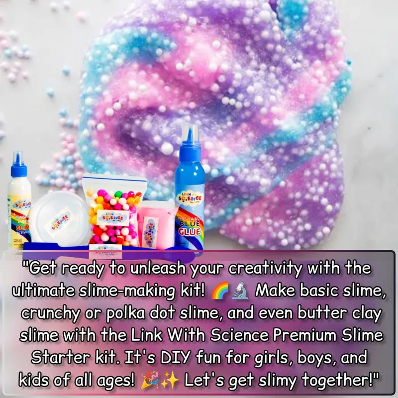 Premium DIY Slime Starter Making Kit (Blue)