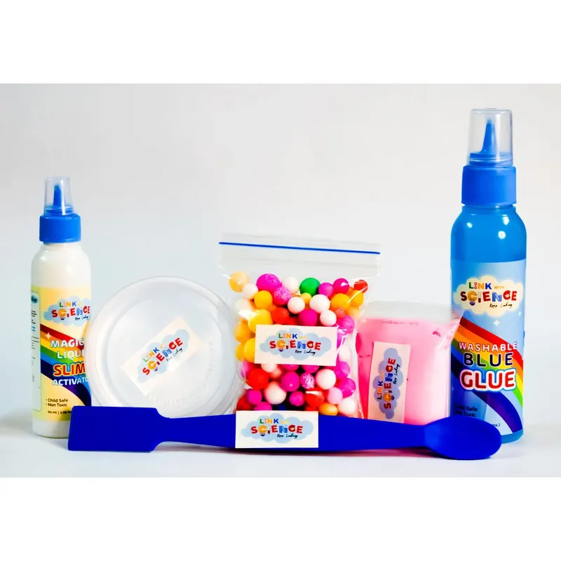 Premium DIY Slime Starter Making Kit (Blue)