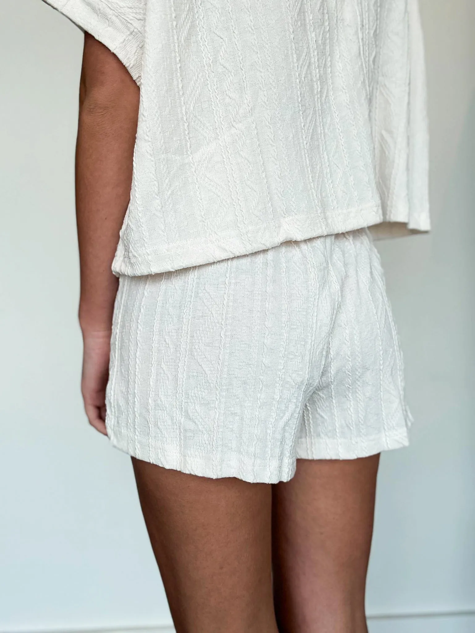 Quilted Cotton Set- Oatmeal