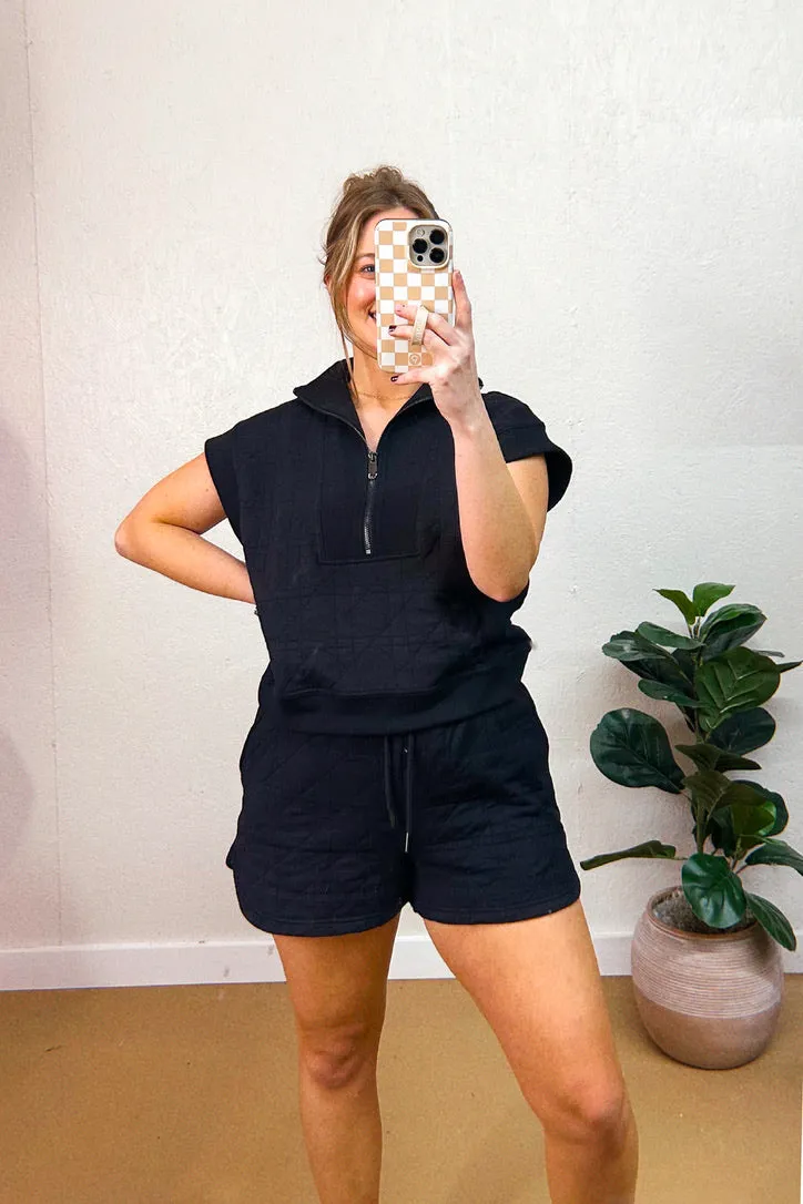 Quinny Quilted Short Set