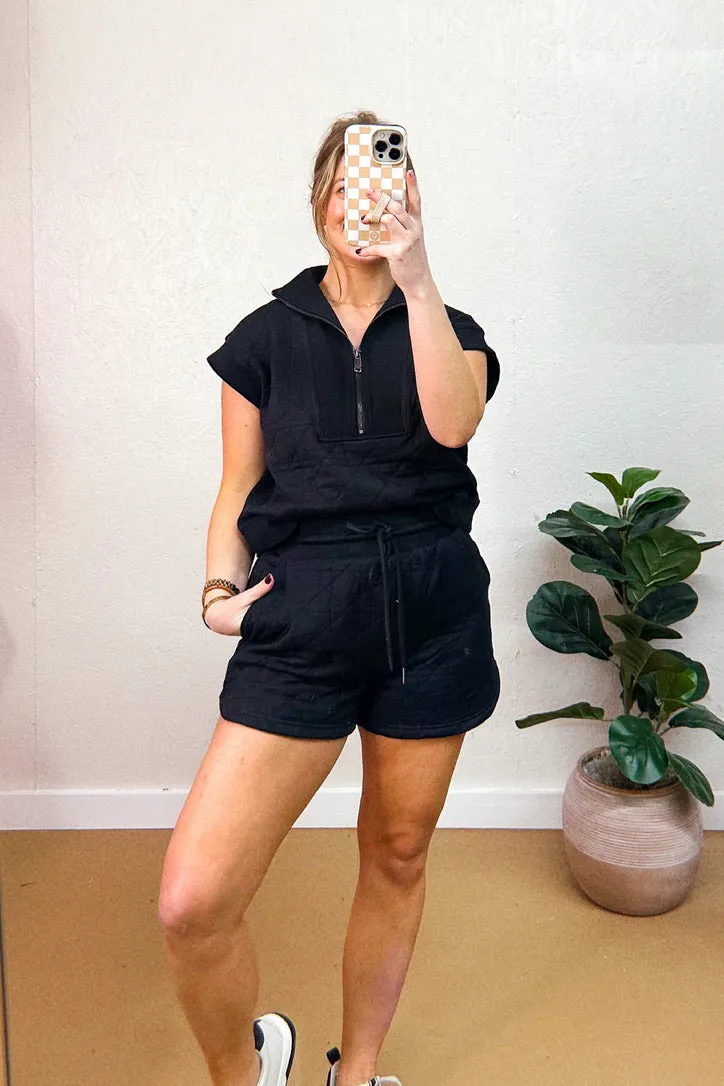 Quinny Quilted Short Set