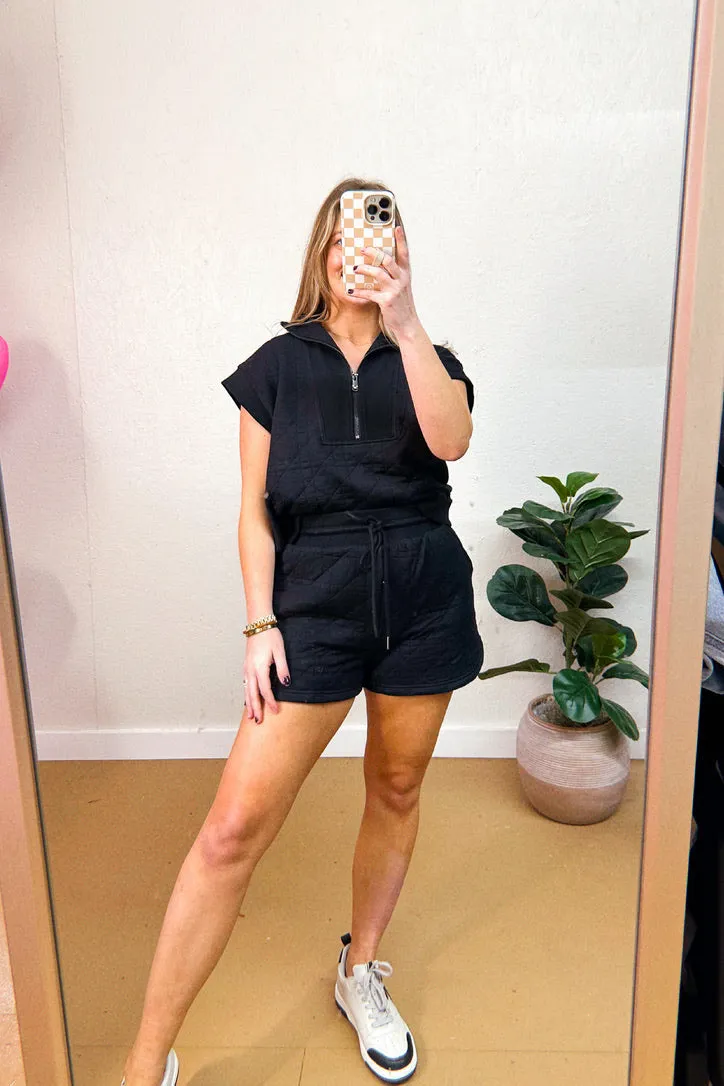 Quinny Quilted Short Set