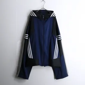 "Re:make" symmetry line hoodie track jacket