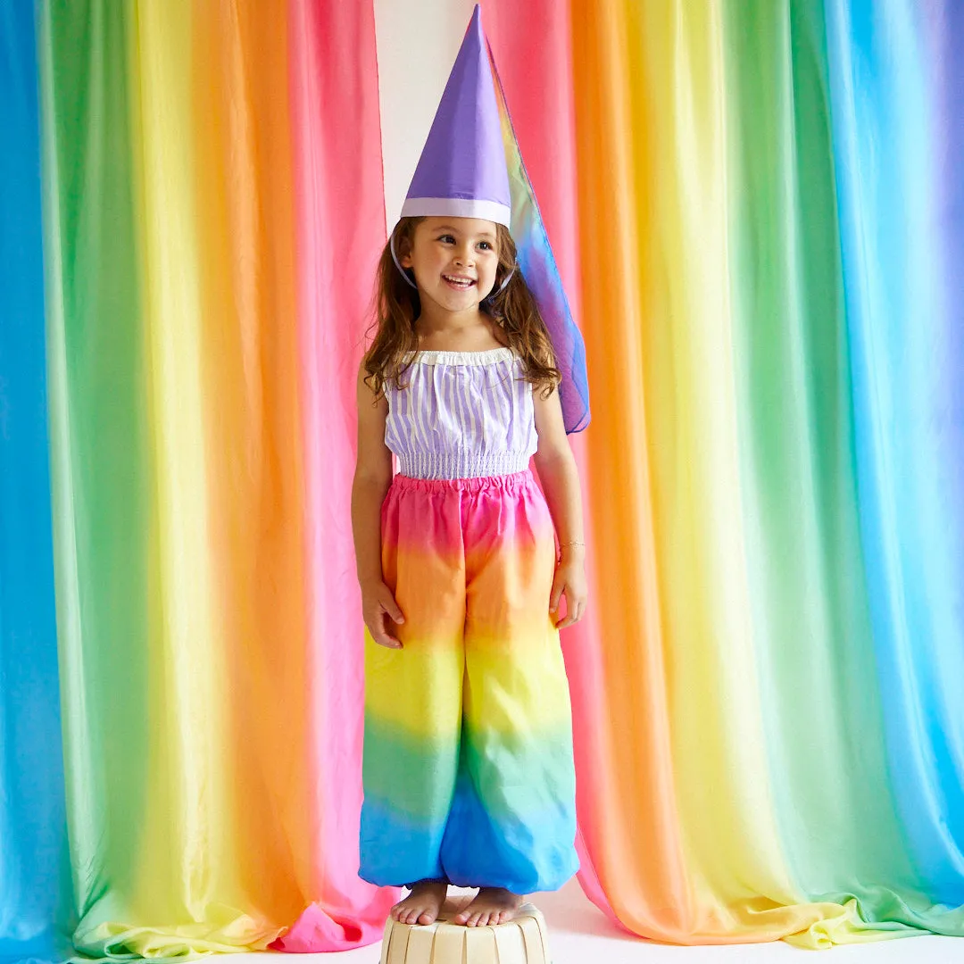 Rainbow Jester Costume: Fun and Festive for Kids
