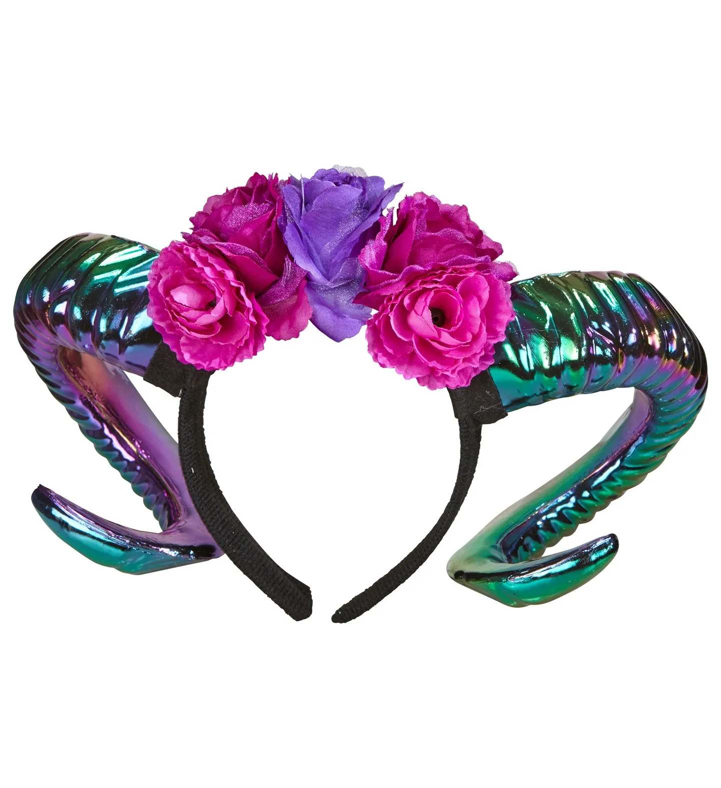 Ram Horns with Flowers