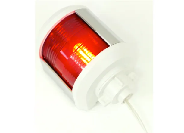 Red Port LED Navigation Light MaxiNav Range for boats up to 20m