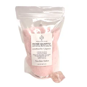 Rose Quartz Crystal-Infused Bath Salt | Love & Compassion