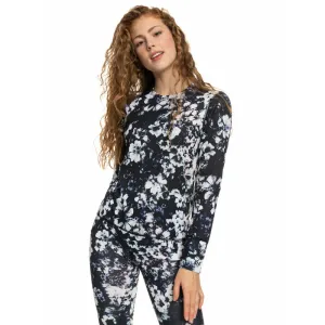 Roxy Daybreak Top True Black Black Flowers (KVJ1)
