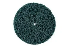 Scotch-Brite™ Clean and Strip XT Pro Extra Cut Disc, XC-DC, A/O Extra
Coarse, Green, 4 in x 1/4 in, 6/Carton, 24 ea/Case