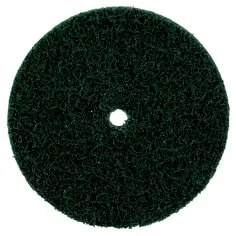 Scotch-Brite™ Clean and Strip XT Pro Extra Cut Disc, XC-DC, A/O Extra
Coarse, Green, 6 in x 1/2 in, 15 ea/Case