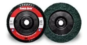Scotch-Brite™ Clean and Strip XT Pro Extra Cut Disc, XC-DC, A/O Extra
Coarse, Green, 7 in x 7/8 in, Type 27, 5 ea/Case