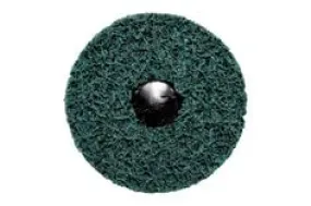 Scotch-Brite™ Clean and Strip XT Pro Extra Cut Disc, XC-DC, A/O Extra
Coarse, GRN, 4 in x 1/2 in x 1/4 in, Shaft Mount, 10 ea/Case