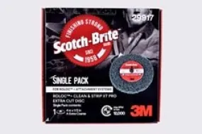 Scotch-Brite™ Roloc™  Clean and Strip XT Pro Extra Cut Disc, XC-DR , A/O
Extra Coarse, TR , 4 in x 1/2 in, 10 ea/Case, Single Pack