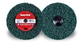 Scotch-Brite™ Roloc™  Clean and Strip XT Pro Extra Cut Disc, XC-DR , A/O
Extra Coarse, TR , Green, 4 in x 1/2 in, 10 ea/Case