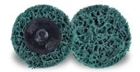 Scotch-Brite™ Roloc™ Clean and Strip XT Pro Extra Cut Disc XC-DR, A/O
Extra GRN, TR, Green, 2 in, Die Q200P, 10/Carton, 60 ea/Case
