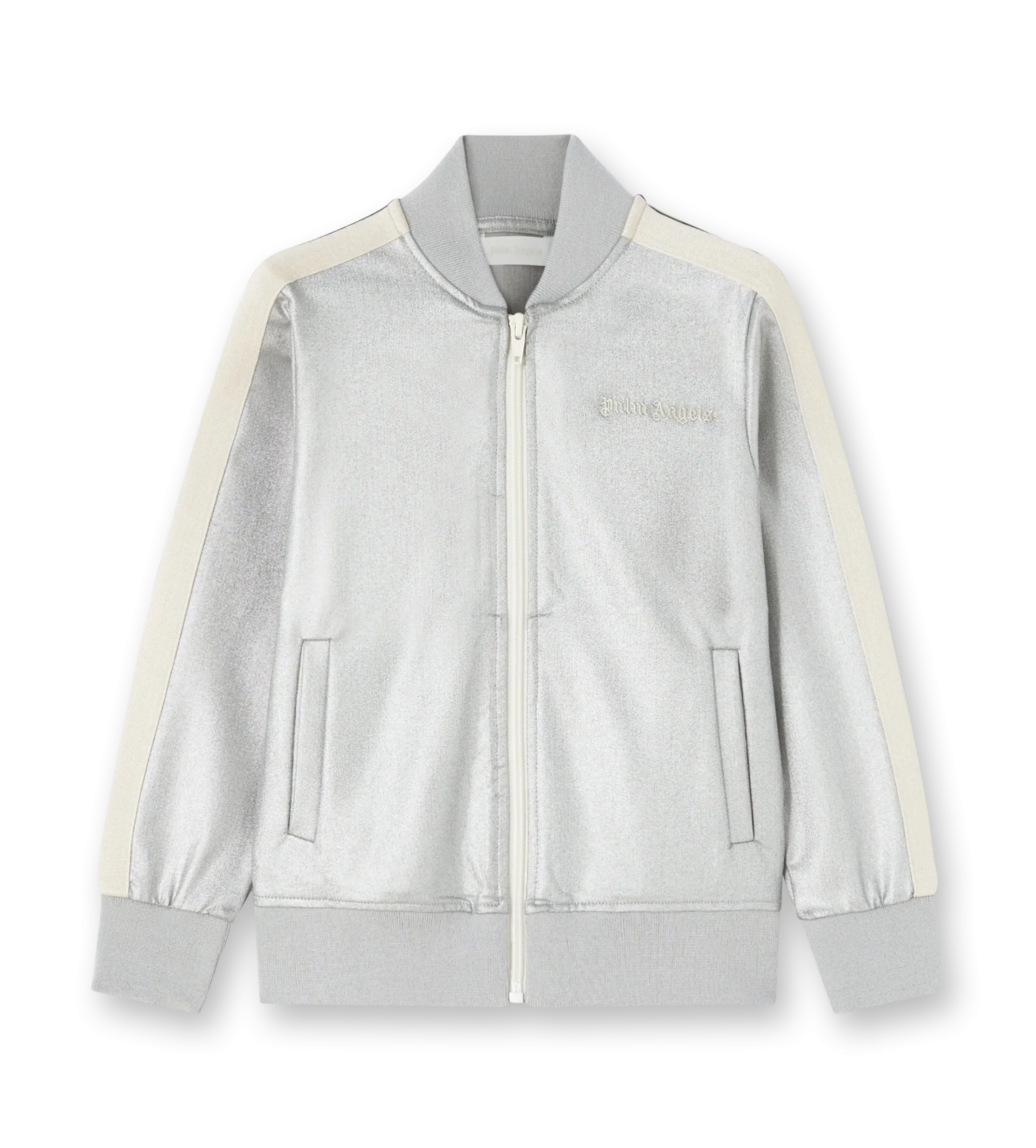 Shiny Track Jacket Silver