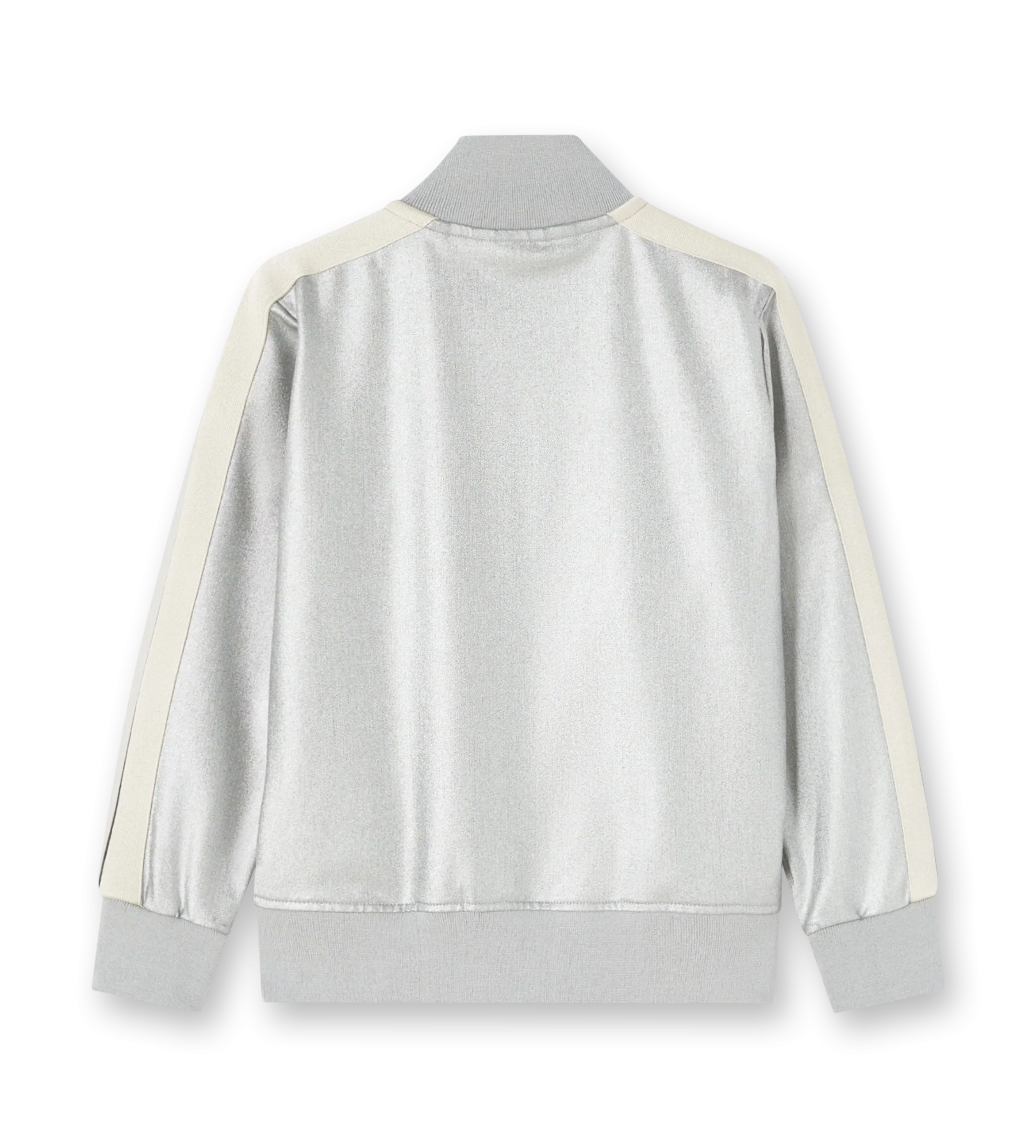 Shiny Track Jacket Silver