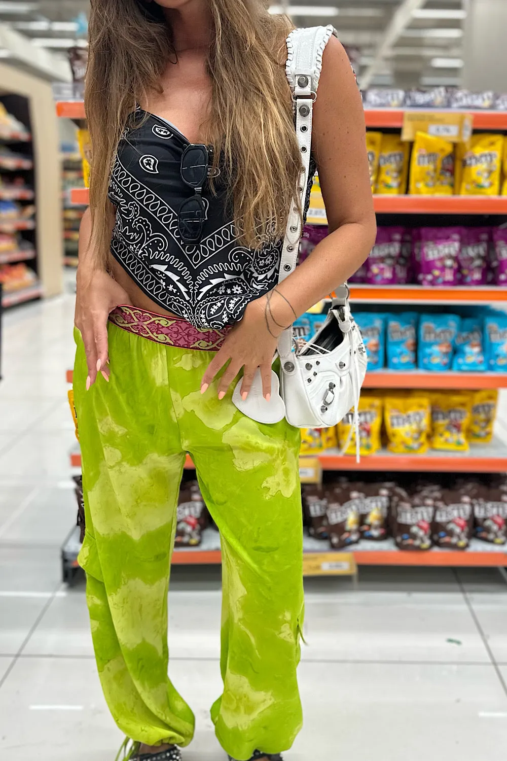 SILKY CARGO PANTS