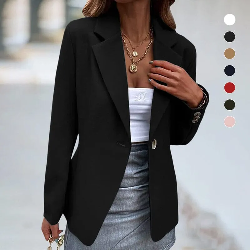 Solid Color One Button Suit