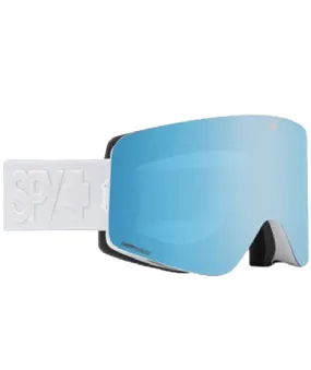SPY Marauder SE Matte White - Happy Boost Bronze Happy Blue Mirror   Bonus Lens 2024