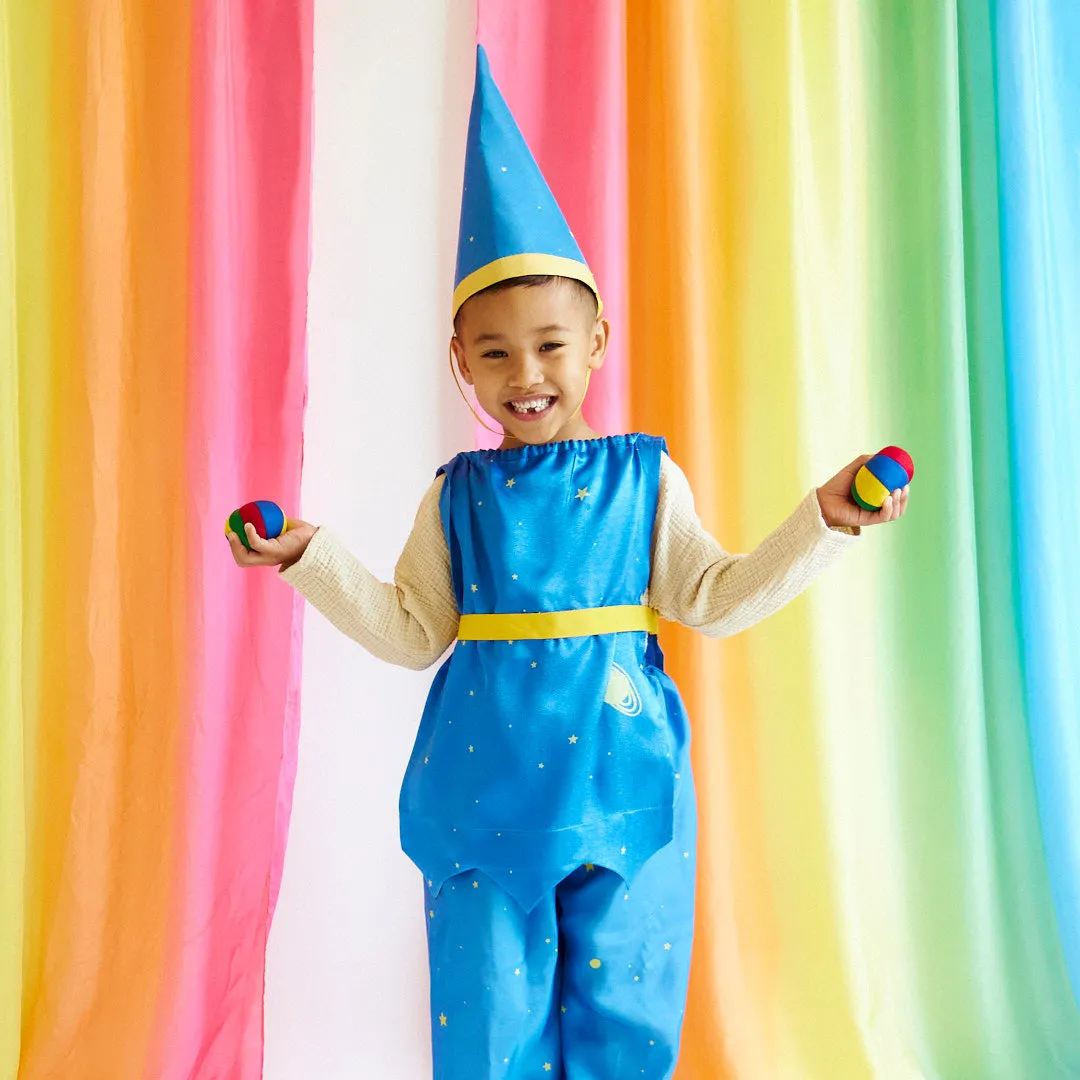 Starry Jester Costume: Fun and Festive for Kids