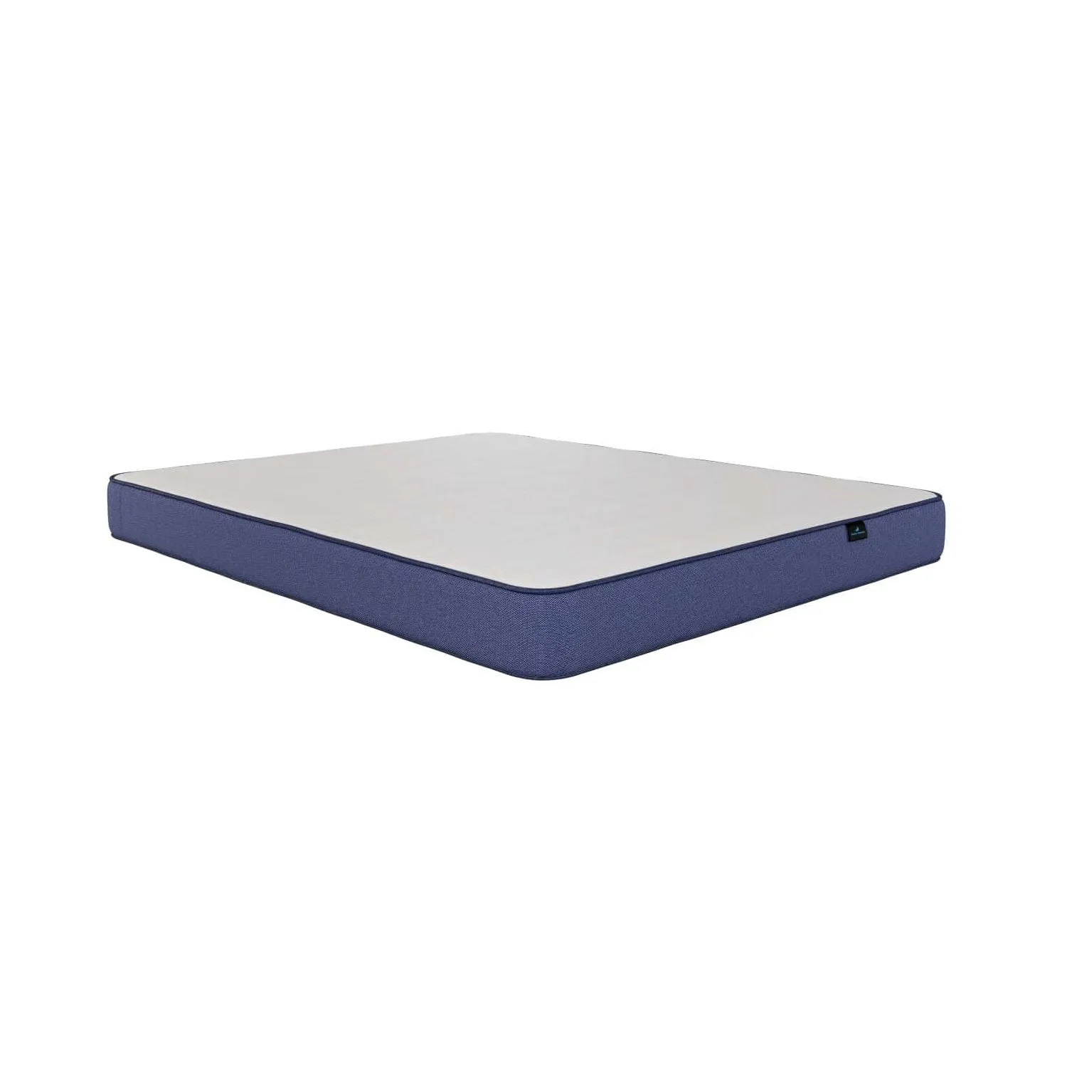 Striker Metal Bed (White)   Plus Mattress (King)