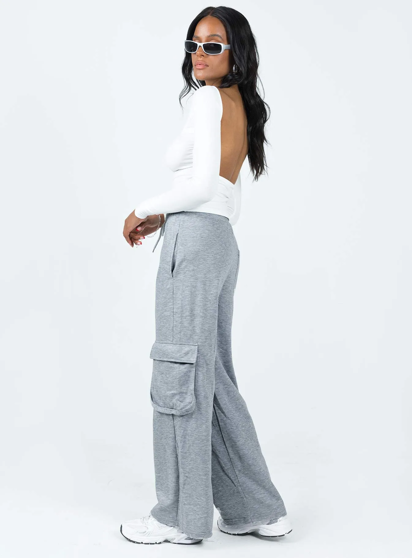 Sunday Morning Cargo Pants Grey